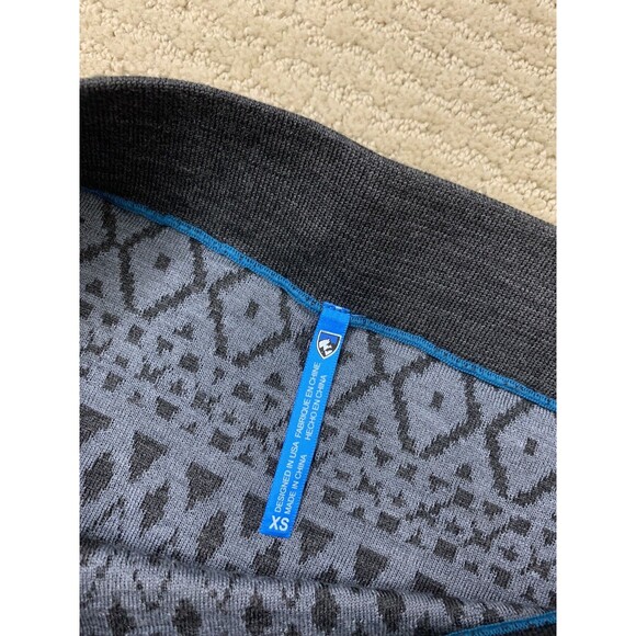 Kuhl Womens Adriana Gray Merino Wool Blend Geometric Hiking Outdoor Skirt Sz XS - Picture 6 of 9